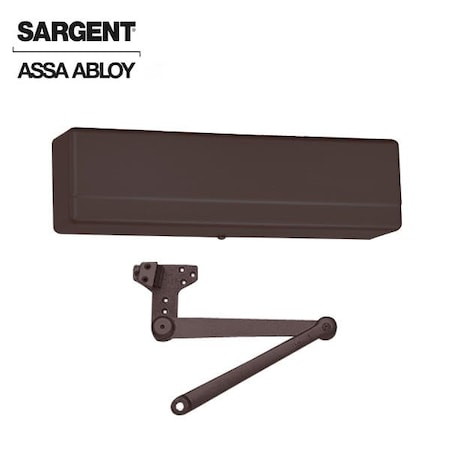 Sargent 1431 Series Surface Mechanical Closer Heavy Duty Parallel Arm with Compression Stop Dark Oxidized Sa SRG-1431-CPS-10BE
